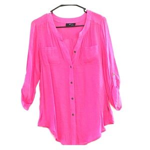 Pink Button Down 💗